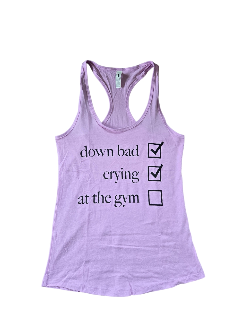 Taylor Swift Down Bad Crying At The Gym Tank Top